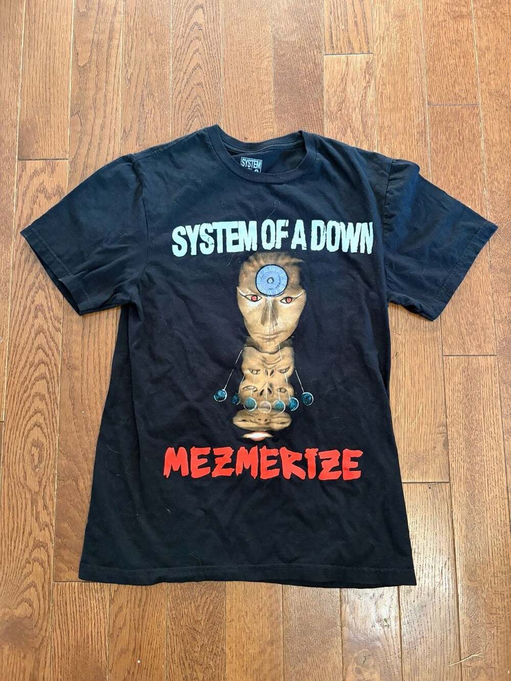 System Of A Down Mezmerize T-Shirt Size Small Black Cotton